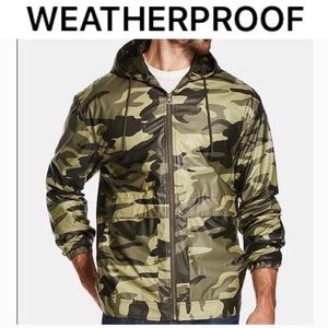 Men's Camo-Print Hooded Jacket